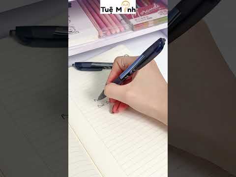 Bút gel Deli V1 ngòi ST 0,5mm mực đen viết bài tốc ký mực trơn êm mực nhanh khô B140