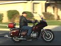 Aluminum motorcycle cargo trailer pulled by a motorcycle