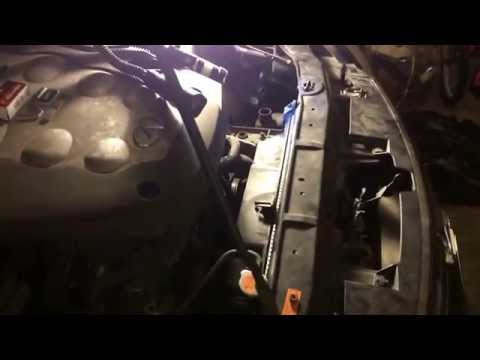 How To Change Radiator and Fan 2005 Infiniti G35 Automatic