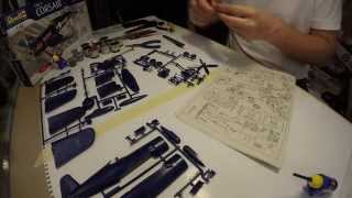 Corsair F4U-4 Model Kit - Time Lapse