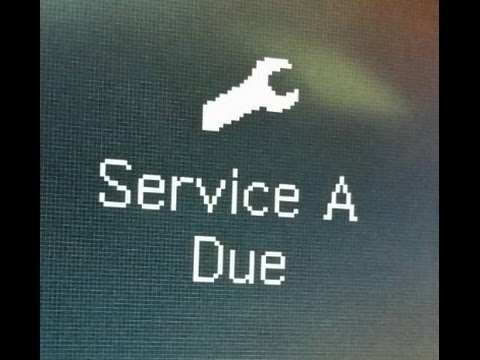 how to reset service a mercedes