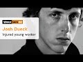 Young skier breaks his back