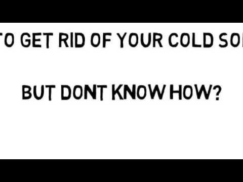 how to get rid of a cold sore in 24 hrs