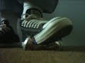 Black CONVERSE stomp a Can of Soda