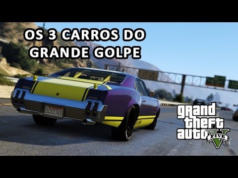 GTA V - Grande Golpe - Localização dos carros de fuga- GTA 5