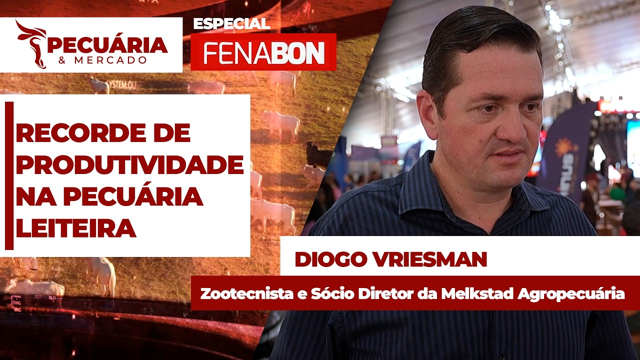Fazenda brasileira que detém recorde mundial de produtividade média de leite revela segredo do...