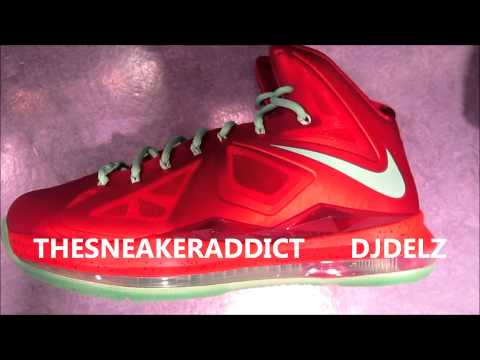 Nike Lebron 10 Xmas Christmas X Sneaker Review With Delz