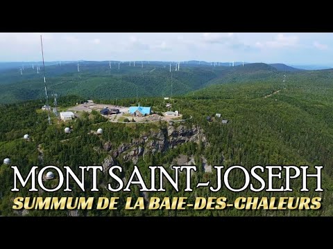 Vue des airs du parc régional du Mont-Saint-Joseph © Drone Cyborg