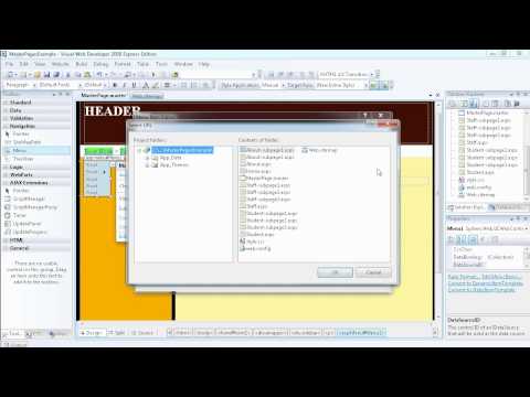 how to fill menu dynamically in asp.net