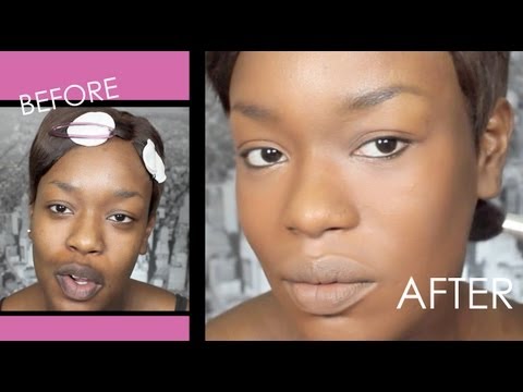 How to Color Correct Eye Circles Mustaches Dark Lips Acne Scar Dark Necks