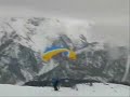 Speedflying takeoff demo Schilthorn Switzerland Speedflying takeoff demo Schilthorn Switzerland