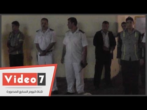 بالفيديو.. ضباط يقيمون عزاء الرائد محمد جمال فى موقع انفجار ميدان لبنان
