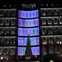 Macy's Holiday color changing windows in Union Square by Numinus