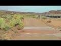 Flash Flood Washing out Road, Time Lapse Flash Flood Washing out Road, Time Lapse