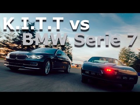 KITT el auto increíble vs BMW Serie 7 - de la fantasía a la realidad
