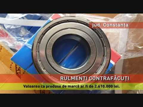 Container adus din China, plin cu rulmenți contrafăcuți