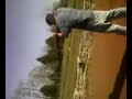 This is me shooting 5 rounds through the 8mm Mauser 98. The rounds are 8x57mm 148 grain full metal jacket bullets loaded to 2,850 feet per second. My crappy camera phone doesn't give this rifle any credit. It kicks like a mule although you can't tell that from the crappy video. i put about 100 rounds downrange this morning and I've got an icepack on my shoulder as I'm uploading this. LOL. The hot Turkish loads are even worse at 196 grain bullets at 2,550 fps. The metal buttpad doesn't help either!