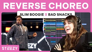 Slim Boogie & Bad Snacks – Producer Makes Song To Dancer’s Freestyle!