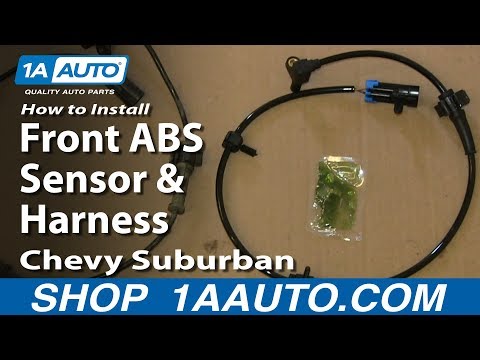 How To Install Replace Front ABS Sensor and Harness 2000-06 Chevy Suburban Tahoe GMC Yukon