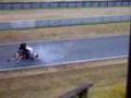 videos de Motorcycle crash: Racer hit from behind (Burnout)