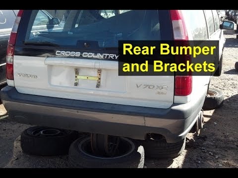 Rear Bumper Removal, Bracket Replacement, Volvo 850, V70, etc. – Auto Repair Series