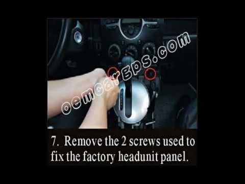 how to install car dvd stereo head unit for MAZDA 2