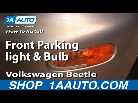 How to Install Replace Front Parking light and Bulb Volkswagen Beetle 98-05 1AAuto.com