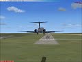 MD-81 landing MD-81 landing