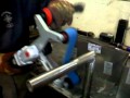 Stainless steel handrail fabrication