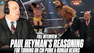Why The Hell Did Paul Heyman Turn On CM Punk & Roman Reigns, Team With Seth Rollins? | Pat McAfee