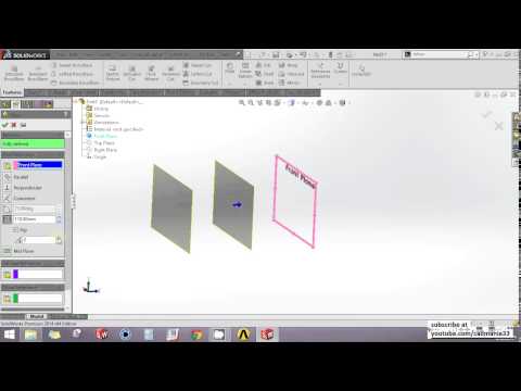 how to define plane in solidworks