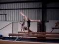 Kimberly's back walkover, back walkover