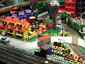 Sharpy plays with model trains Sharpy plays with model trains