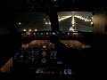 Boeing 737 Night Landings & Takeoff Vienna in Fog