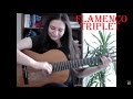 how to do the flamenco triplet