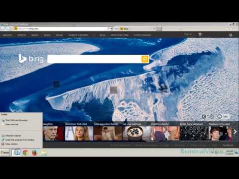 how to remove bing from windows xp