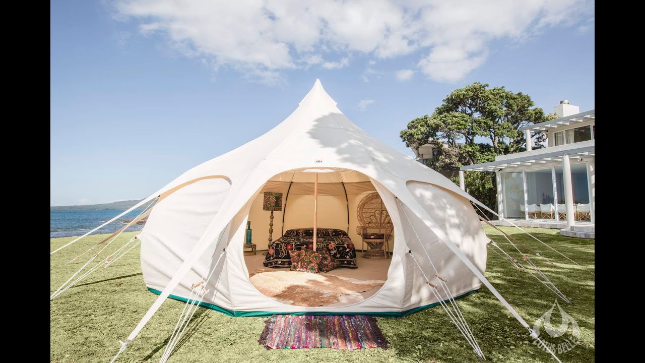 Lotus Belle Outback Deluxe Tent + Burner Hole // 16Ft video thumbnail
