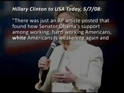 0 Hillary Clinton Watch: At Least White Americans Support Me