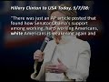 Hillary Clinton boasts of support from 
