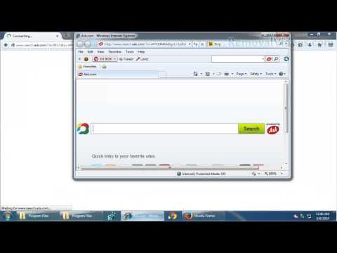 how to remove jzip search engine