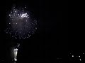 新宮の花火　車中より