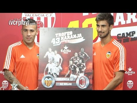 Valencia CF: Otamendi y André Gomes presentan la 43ª edición del 'Trofeo Naranja Estrella Damm'