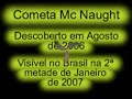 Cometa Mc Naught em 18/01/07