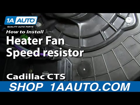 How To Install Replace Heater AC Blower Fan Speed resistor 2003-10 Cadillac CTS