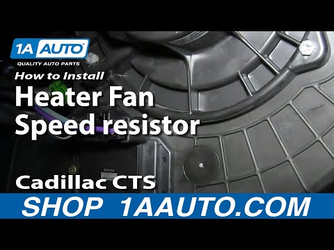 How To Install Replace Heater AC Blower Fan Speed resistor 2003-10 Cadillac CTS