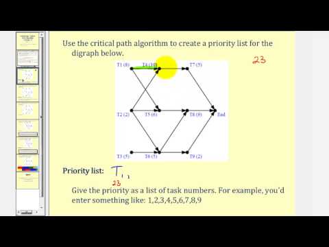Scheduling: The Critical Path Algorithm Version 1 (Part 1) | Math Help ...