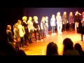 Full Stage Meiden Koor - Cry, Seasons Of Love, Rave On