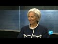 cette semaine sur france 24, christine lagarde, directrice g�n�rale du fonds mon�taire international, est l'invit�e de l'economie. cette interview sera diffu...