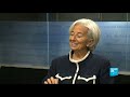 cette semaine sur france 24, christine lagarde, directrice g�n�rale du fonds mon�taire international, est l'invit�e de l'economie. cette interview sera diffu...