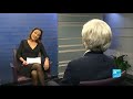 cette semaine sur france 24, christine lagarde, directrice g�n�rale du fonds mon�taire international, est l'invit�e de l'economie. cette interview sera diffu...